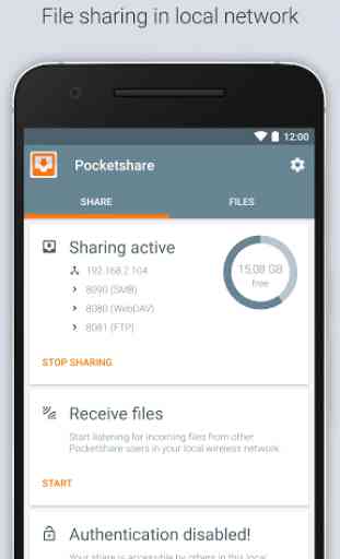 Pocketshare: File Transfer NAS 1