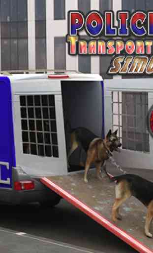 Police dog transporter truck 4
