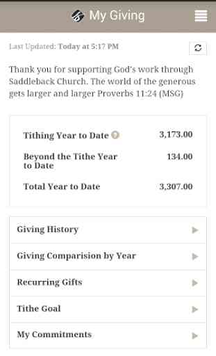 Saddleback Giving 2