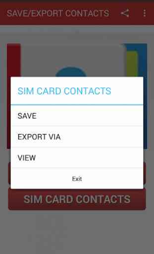 Save/Export Contacts 3