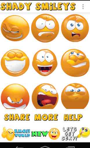 Shady Smileys by Emoji World ™ 3