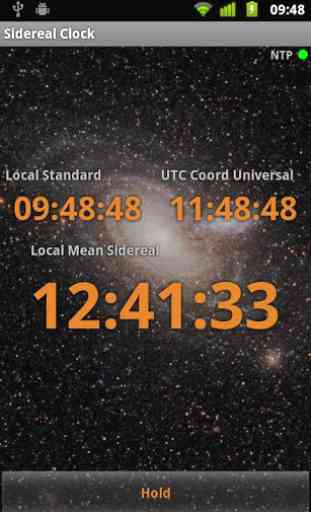 Sidereal Clock 1