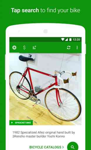 Sprocket Bicycle Specs Catalog 1