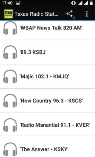 Texas Radio Stations 1