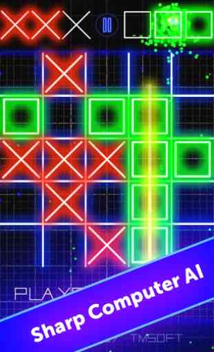 Tic Tac Toe Glow by TMSOFT 3