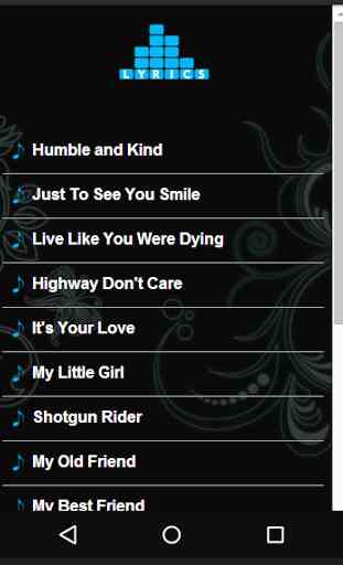 Tim McGraw Top Lyrics 2