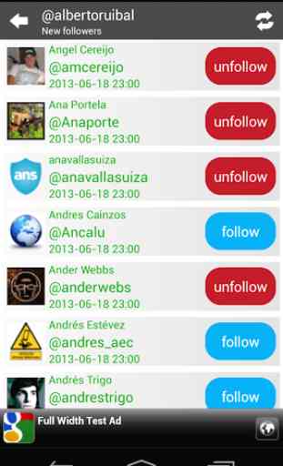 Track my Followers for Twitter 3