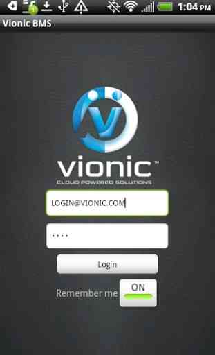 Vionic BMS app 2