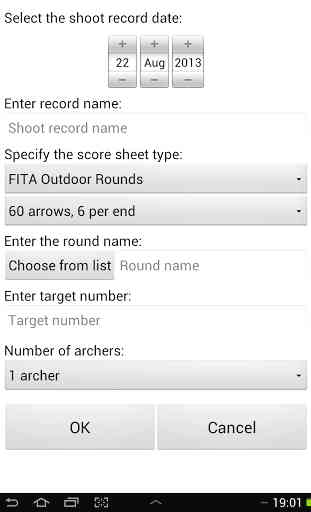 Archery Score Sheets 1