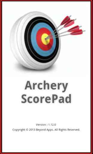 Archery ScorePad 1