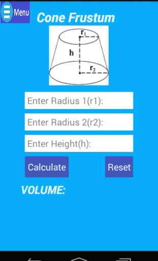 Area and Volume Calculator 4