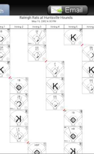 Baseball ScoreBook - Lite 2