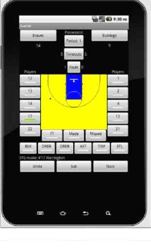 Basketball Scorebook & Charts 3