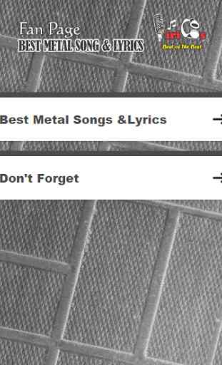Best Songs & Lyrics Metall 1