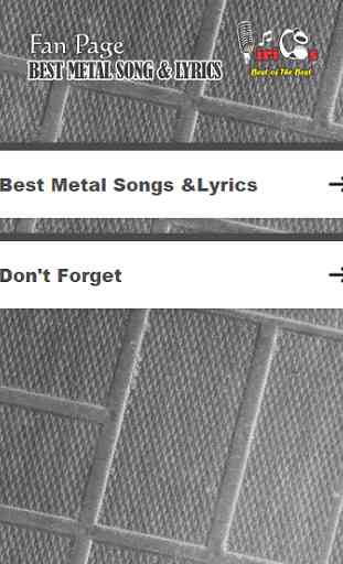 Best Songs & Lyrics Metall 4