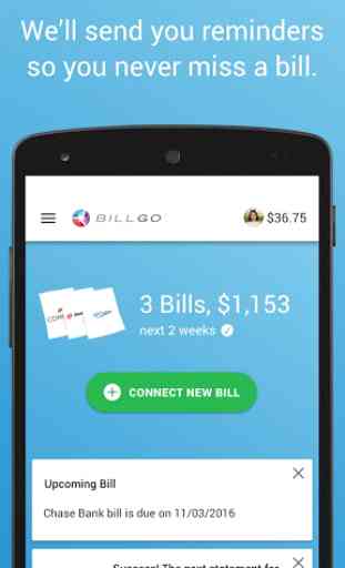 BillGO – Intelligent Bill Pay 1
