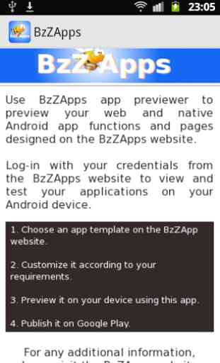 BzZApps App Maker Previewer 3