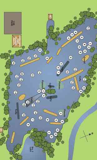 carp lake maps - Carp Fishing 1