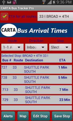 CARTA Bus Tracker Pro 1