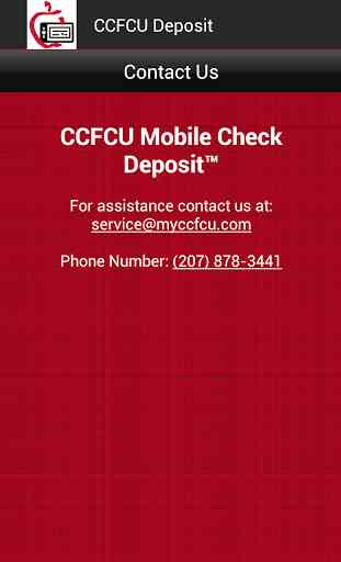 CCFCU Mobile Check Deposit 4