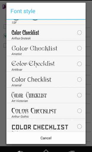 Color Checklist 3