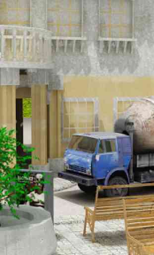 Construction Truck Parking 3D 3