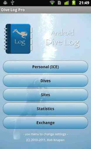Dive Log 1