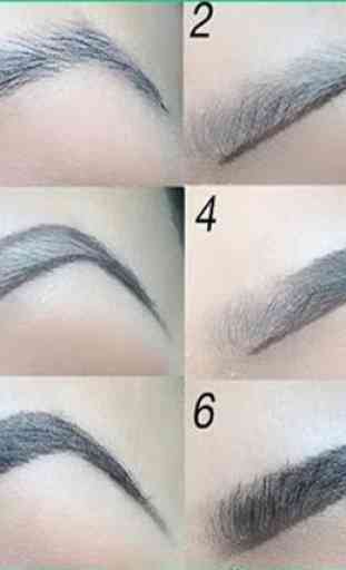 DIY Eyebrows Step by Step 2