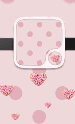 Donut Hearts Wallpaper 4