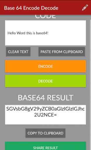 Encode / Decode - Base 64 3