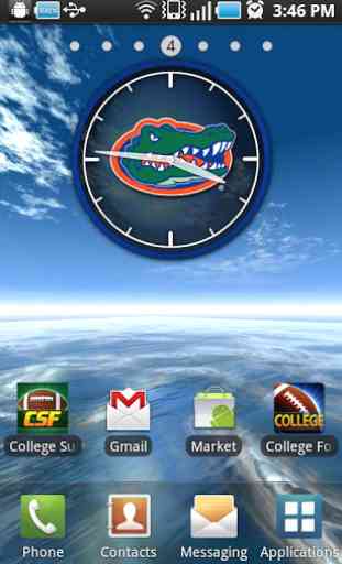 Florida Gators Live Clock 4