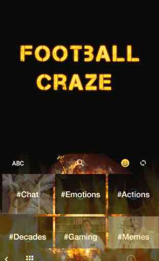Football Craze iKeyboard Theme 3