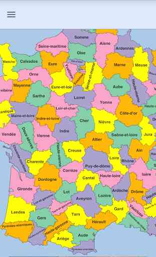 France Departments Map Puzzle 1