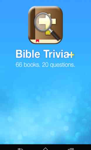 Free Bible Trivia Game Plus 1