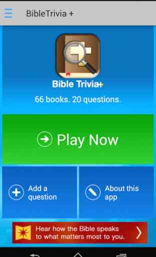Free Bible Trivia Game Plus 2