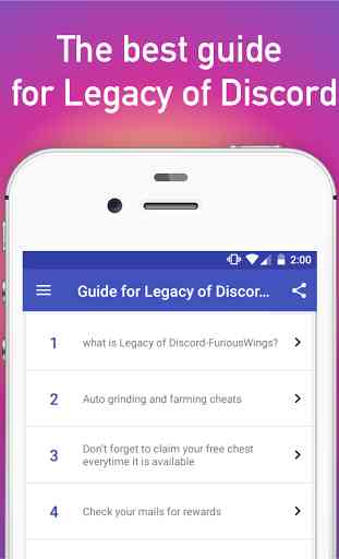 guide for Legacy of Discord 1