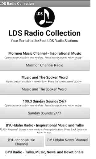 LDS Radio Collection 1