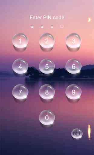 lock screen - water droplet 1