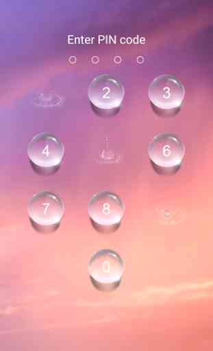 lock screen - water droplet 2