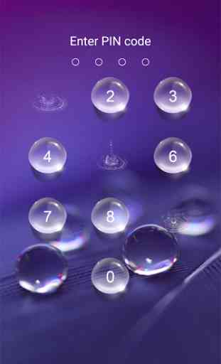 lock screen - water droplet 3