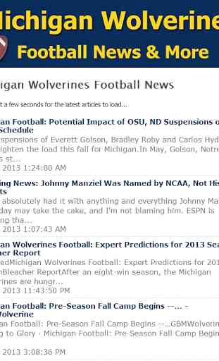 Michigan Football News 3