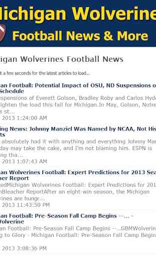 Michigan Football News 4