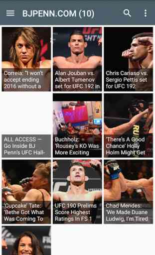 MMA News and Results 1
