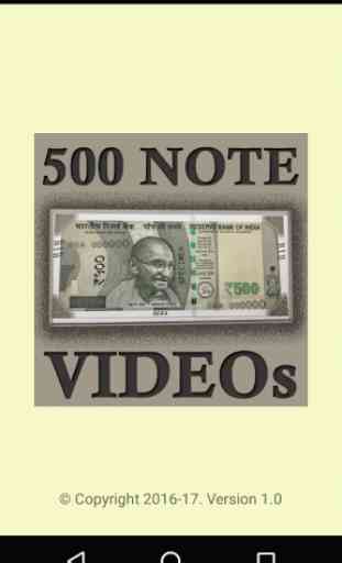 New 500 Note Currency VIDEOs 1