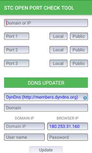 PORT TESTER AND DDNS UPDATER 1