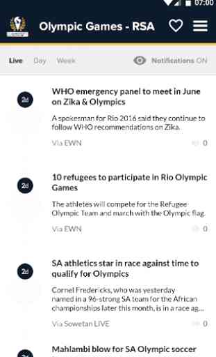 Rio Olympics: South Africa 24h 1