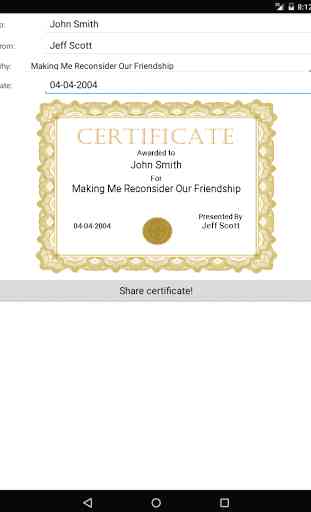 Sarcastic Certificate Maker 2