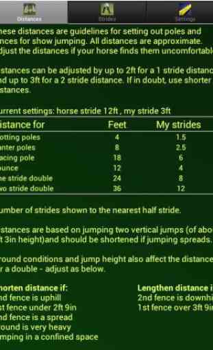 Show Jump Distances for Horses 1