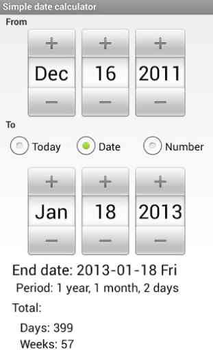 Simple Date Calculator 1