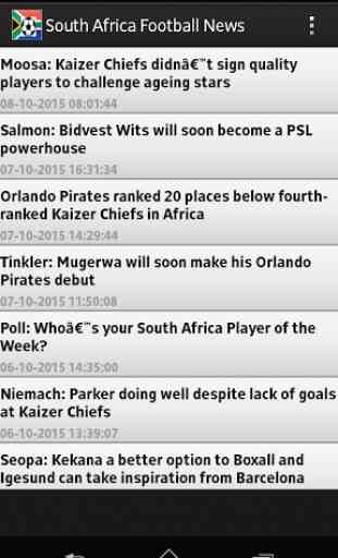 South Africa Football News 1